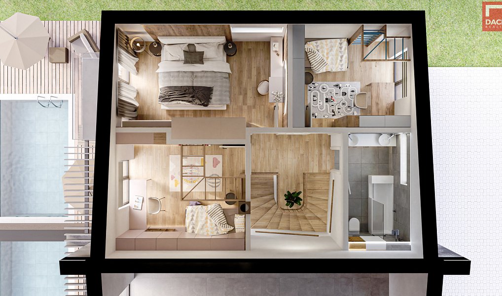 Prodej domu 111 m² s pozemkem 350 m², Průhonice – náhled fotky 28