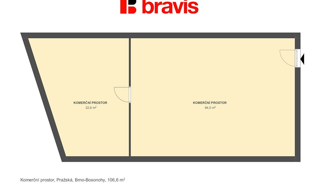 Pronájem obchodních prostor 106 m², Brno – náhled fotky 4