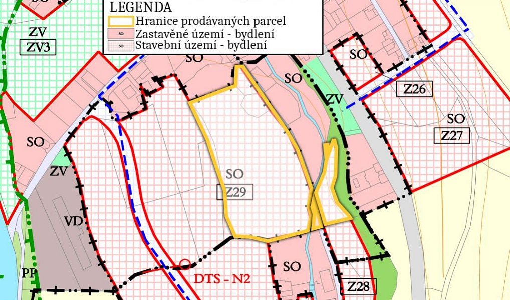 Prodej stavebního pozemku 13 132 m², Široká Niva – náhled fotky 2