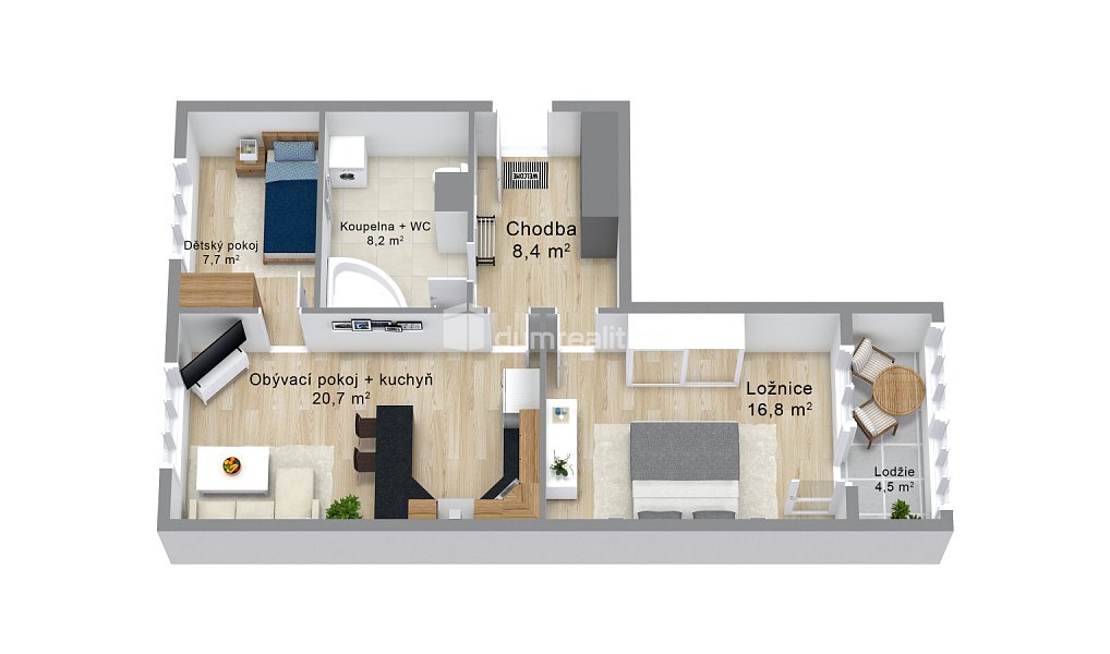 Prodej bytu 3+kk 67 m², Nová Role – náhled fotky 20