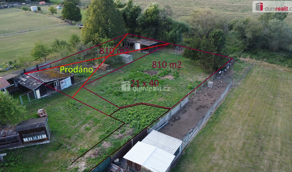 Prodej stavebního pozemku 810 m², Vroutek – náhled fotky 16