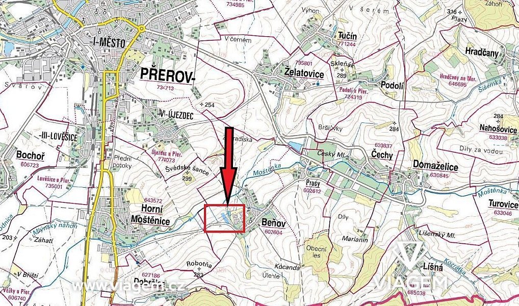 Prodej pole 1 954 m², Beňov – náhled fotky 2