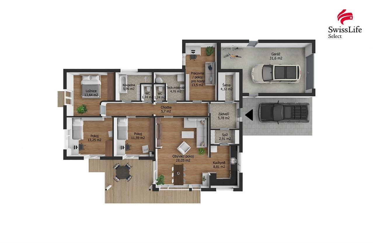Prodej domu 126 m² s pozemkem 555 m² – fotografie 5