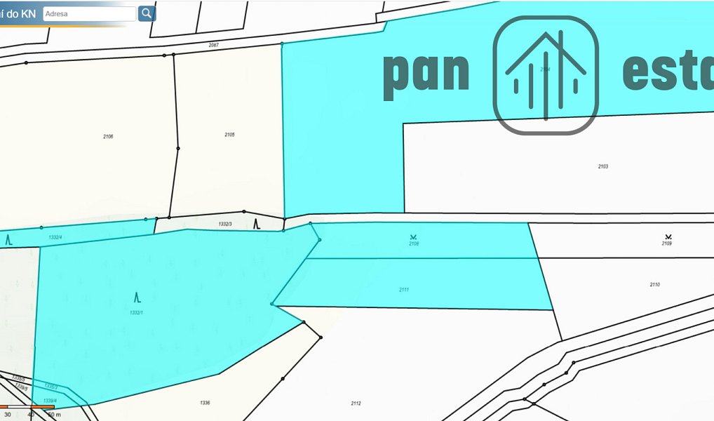 Prodej pole 38 057 m², Hvozdná – náhled fotky 4