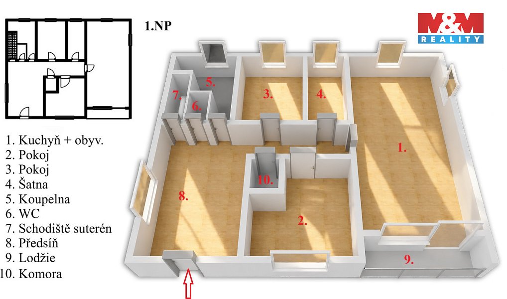 Prodej domu 129 m² s pozemkem 882 m², Žehušice – náhled fotky 14