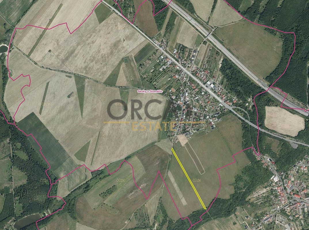 Prodej pole 4 582 m² – pohled 2