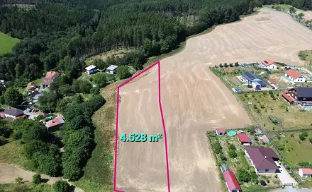 Prodej stavebního pozemku 4 528 m², Štěchov, okres Blansko