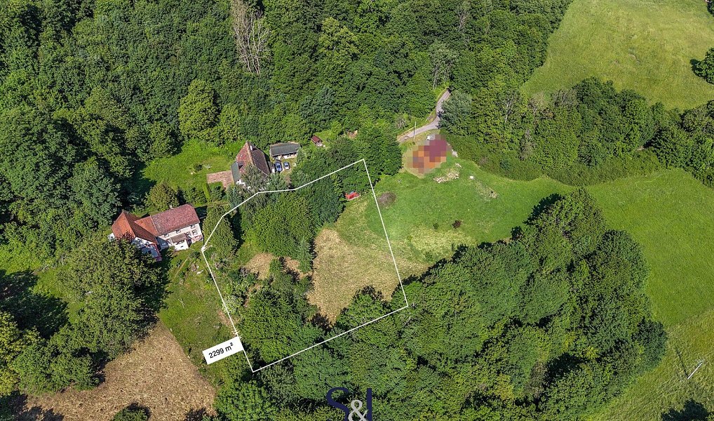 Prodej stavebního pozemku 2 299 m², Malá Veleň – náhled fotky 4