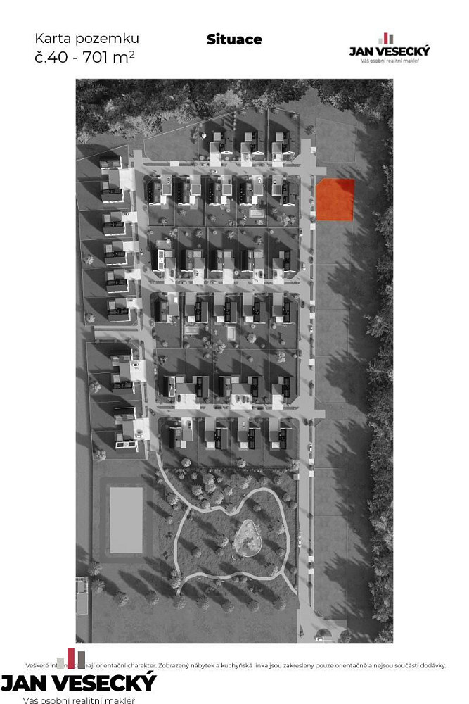 Prodej stavebního pozemku 701 m² – fotografie 4
