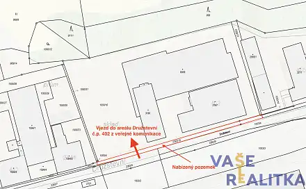 Prodej komerčního pozemku 406 m², Hranice, okres Přerov