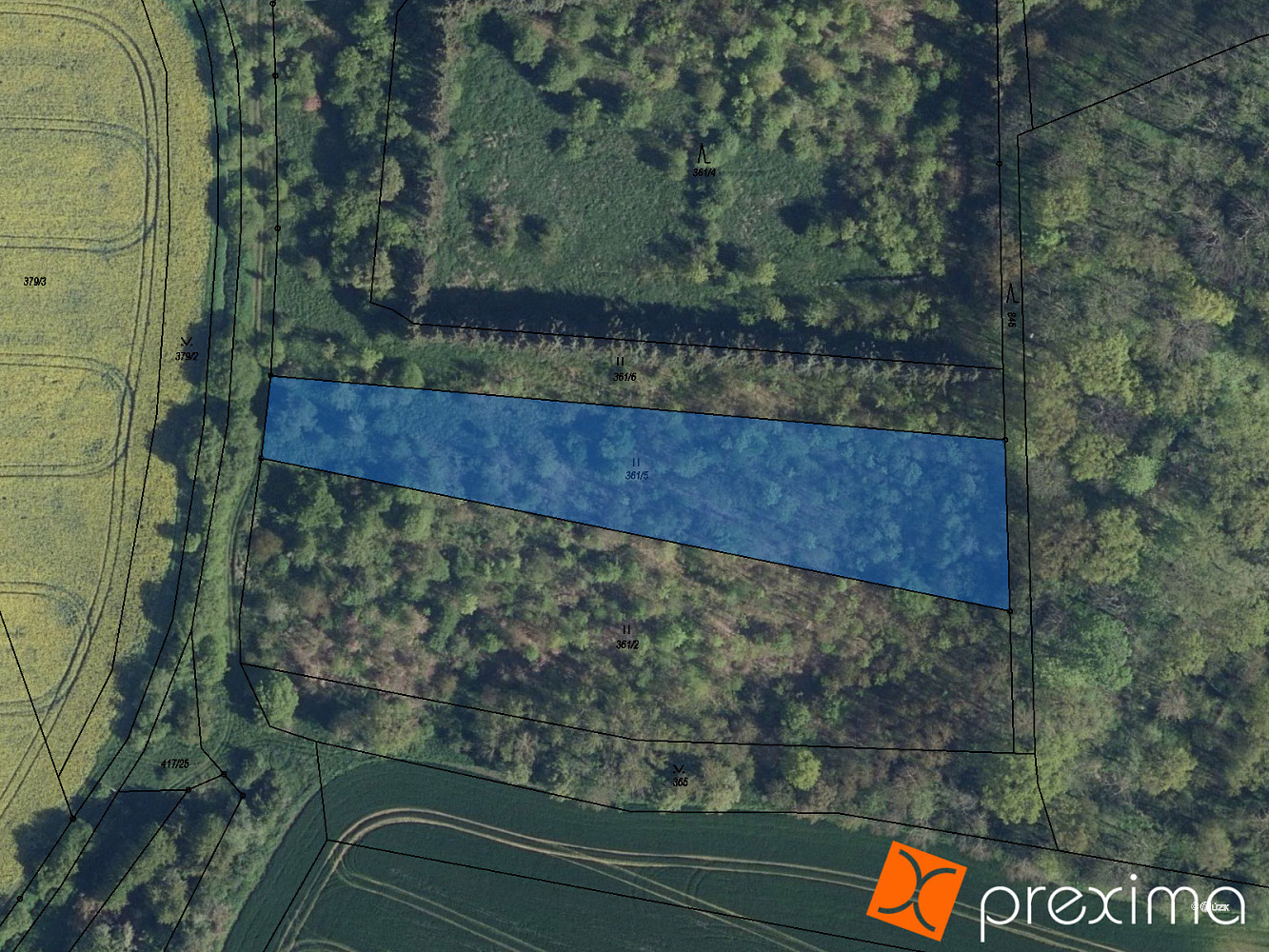 Prodej pozemku 3 117 m²