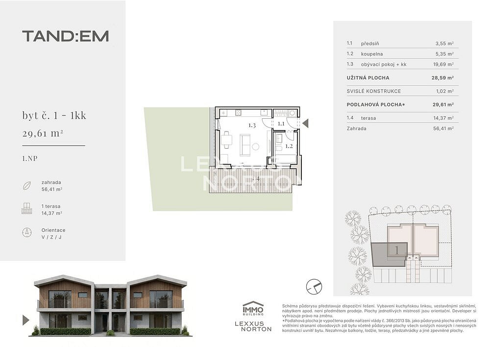 Prodej bytu 1+kk 29 m² – fotografie 5