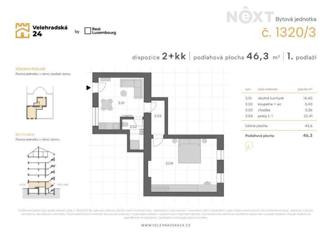 Prodej bytu 2+kk 43 m² — photo 4