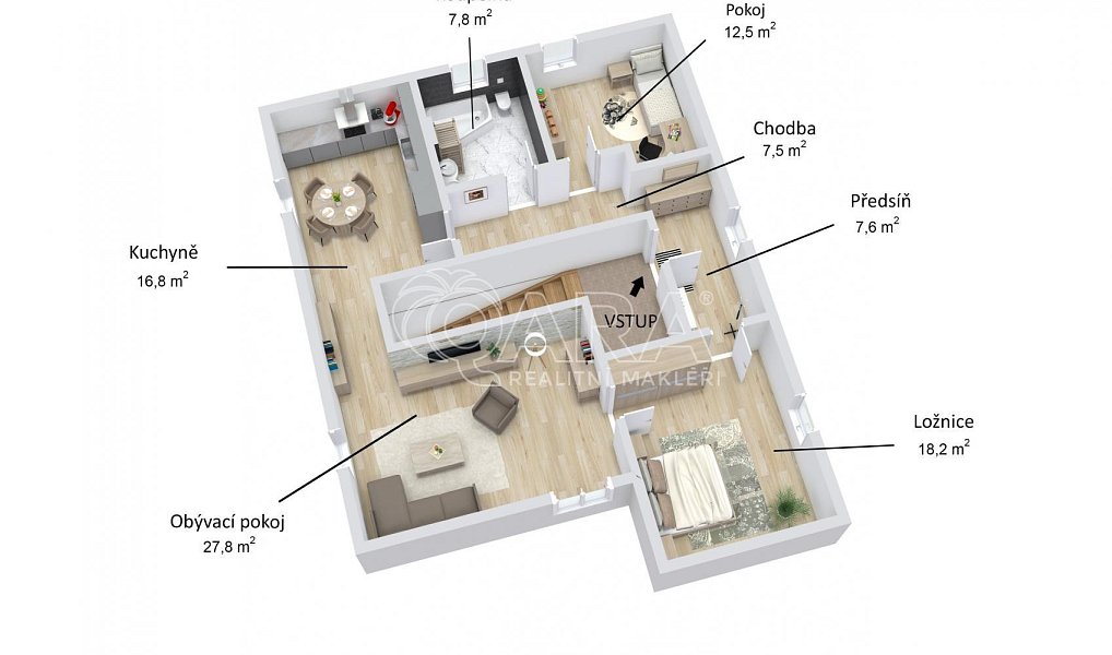 Prodej domu 170 m² s pozemkem 612 m², Lišany – náhled fotky 17