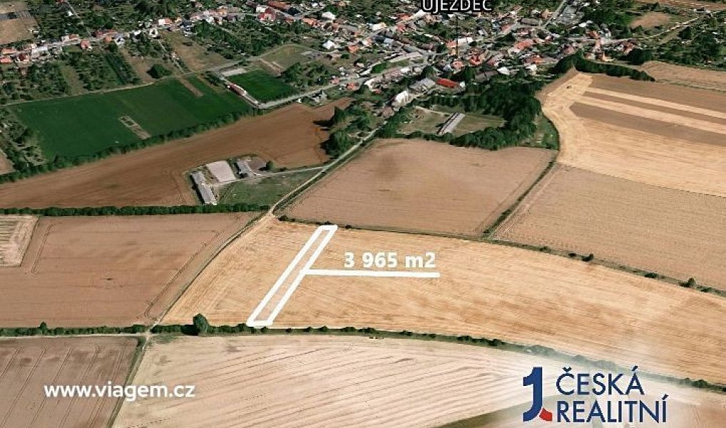 Prodej pole 991 m², Horní Moštěnice – náhled fotky 2