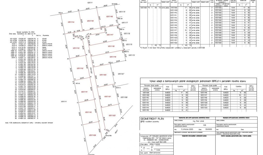 Prodej stavebního pozemku 940 m², Markvartovice – náhled fotky 2
