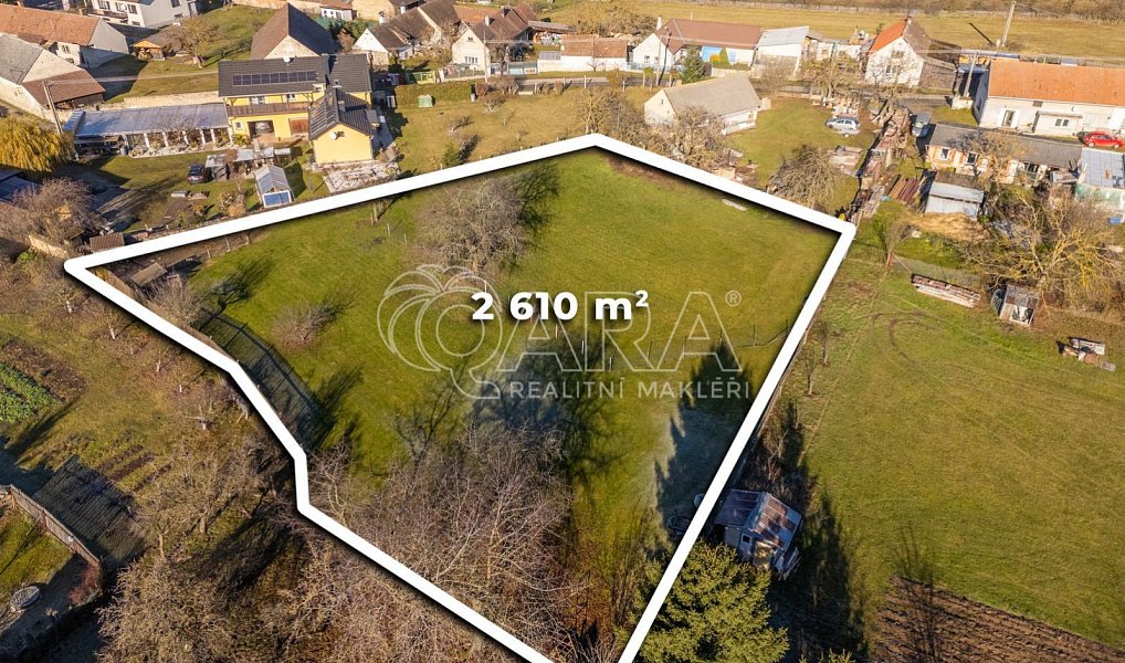 Prodej stavebního pozemku 2 610 m², Čečelovice – náhled fotky 2
