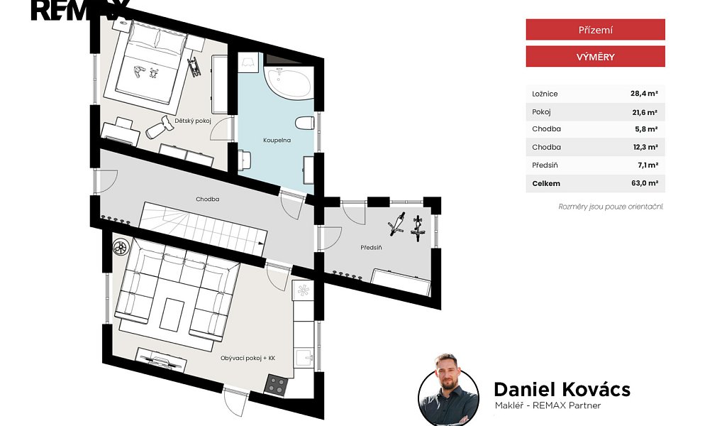 Prodej domu 124 m² s pozemkem 434 m², Zbýšov – náhled fotky 8