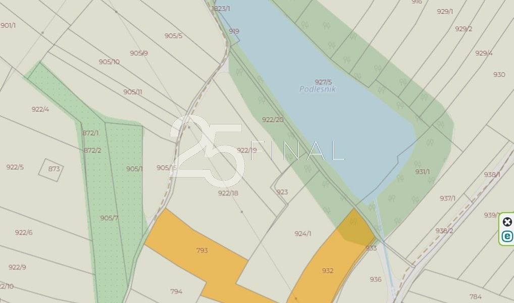 Prodej pole 11 049 m², Dolní Bousov – náhled fotky 2