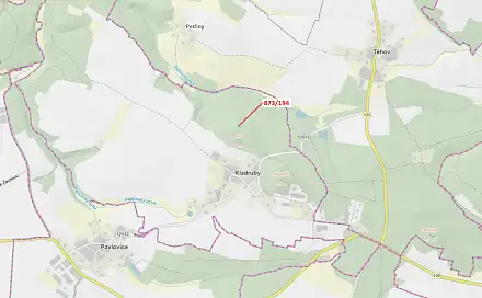 Dražba lesa 132 m², Kladruby
