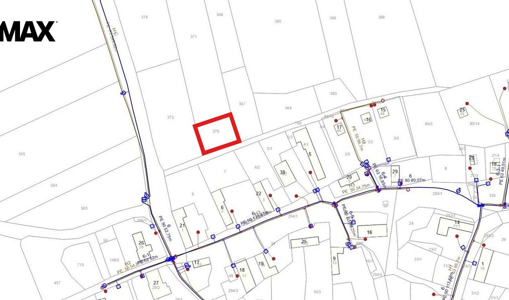 Prodej stavebního pozemku 666 m², Chlístovice – náhled fotky 8