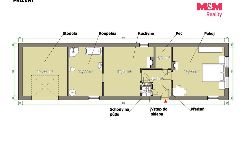 Prodej domu 75 m² s pozemkem 561 m², Lestkov – náhled fotky 4