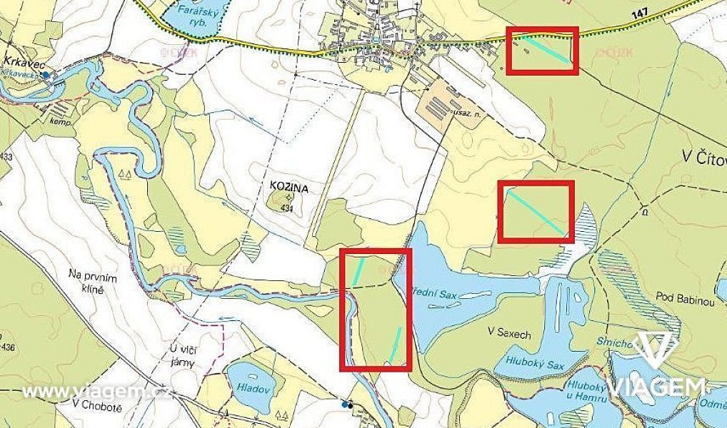 Prodej lesa 3 880 m², Drahov – náhled fotky 4
