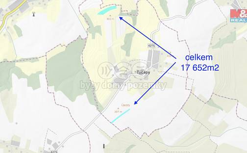 Prodej pole 17 652 m², Tučapy, okres Uherské Hradiště