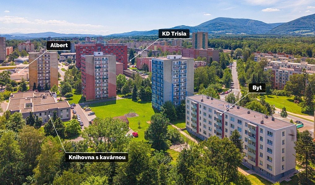 Pronájem bytu 2+1 50 m², Třinec – náhled fotky 4