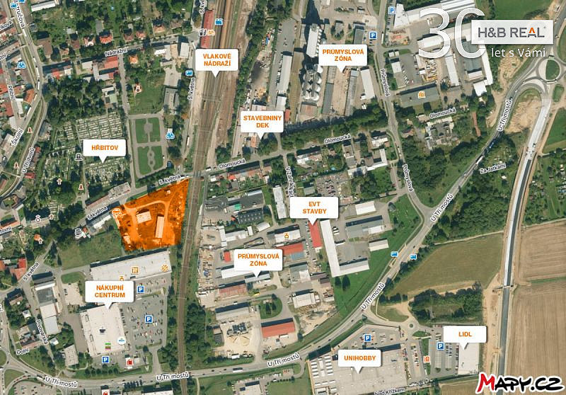 Prodej areálu Svitavy – pohled 4