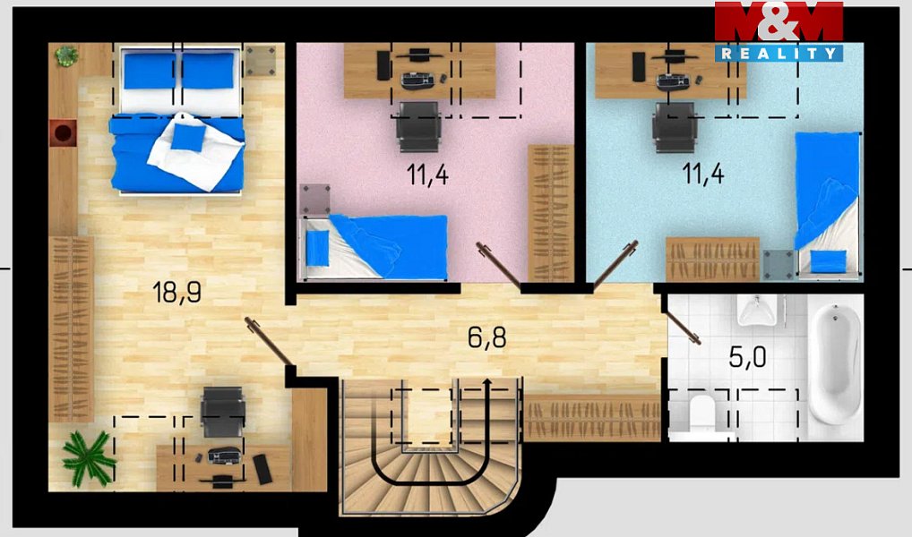 Prodej domu 110 m² s pozemkem 493 m², Krušovice – náhled fotky 6