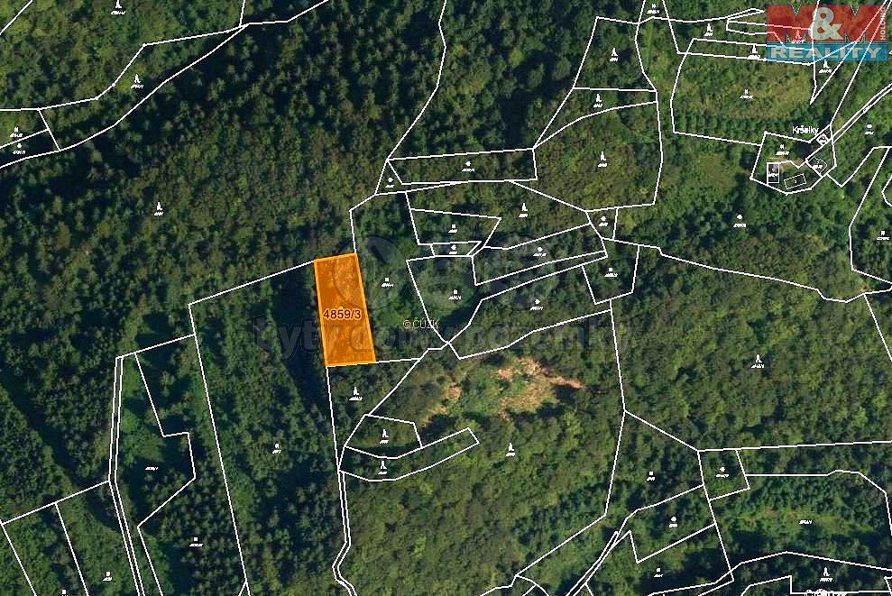 Prodej lesa 5 001 m², Halenkov
