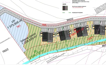 Prodej stavebního pozemku 7 289 m², Merklín, okres Karlovy Vary