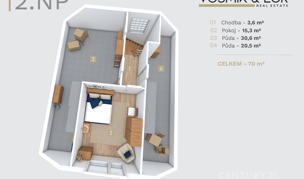 Prodej domu 150 m² s pozemkem 624 m², Tuchlovice – náhled fotky 30
