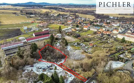 Prodej komerčního pozemku 3 500 m², Horní Stropnice, okres České Budějovice