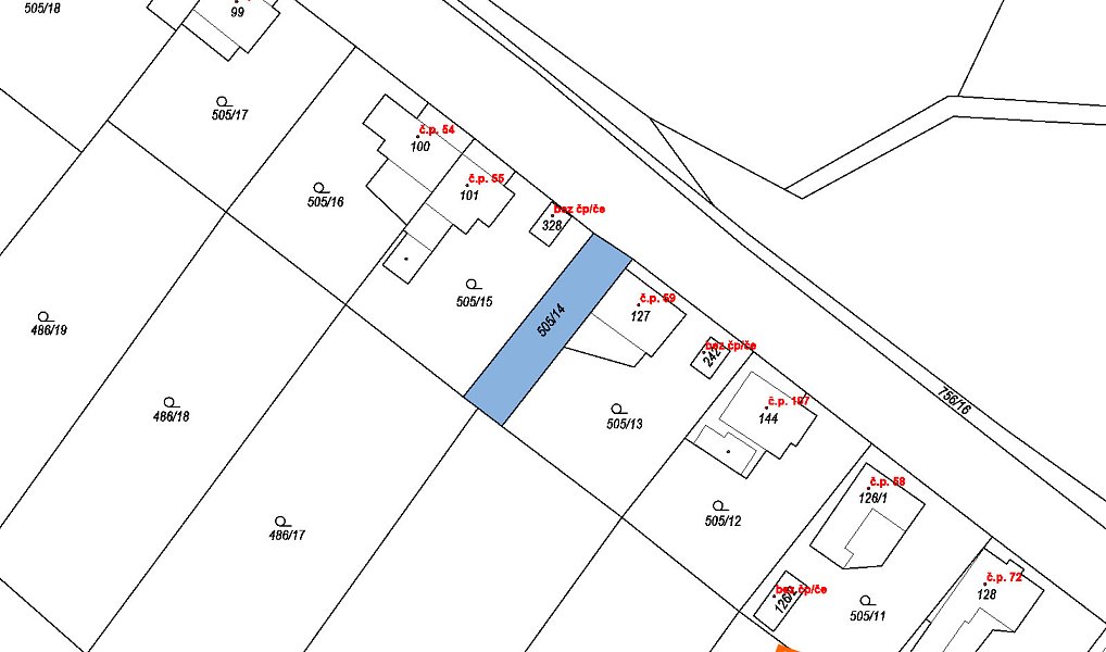 Prodej stavebního pozemku 51 m², Otročiněves – náhled fotky 2