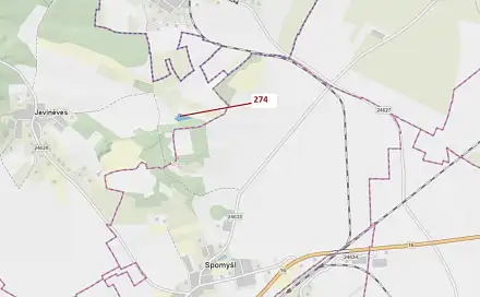 Dražba lesa 4 557 m², Spomyšl