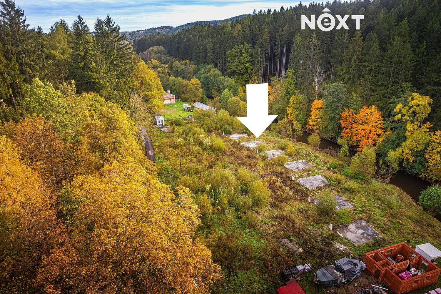 Prodej stavebního pozemku 504 m² – pohled 6