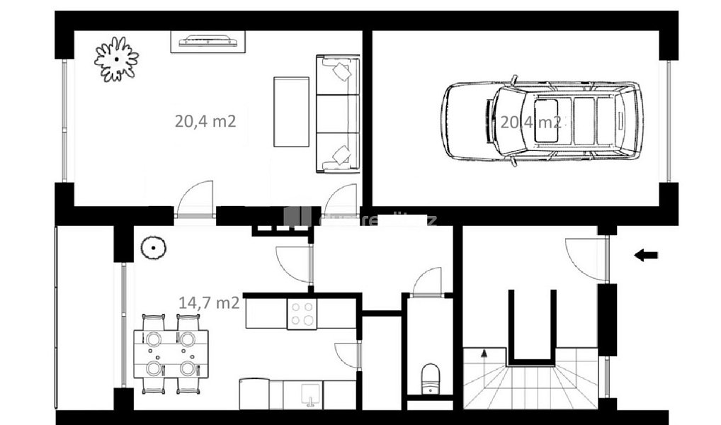 Prodej domu 230 m² s pozemkem 485 m², Kaplice – náhled fotky 4