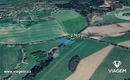 Prodej pole 460 m², Borotín, okres Tábor