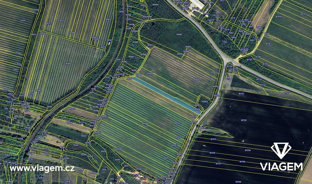 Prodej pole 699 m², Olbramovice – náhled fotky 4