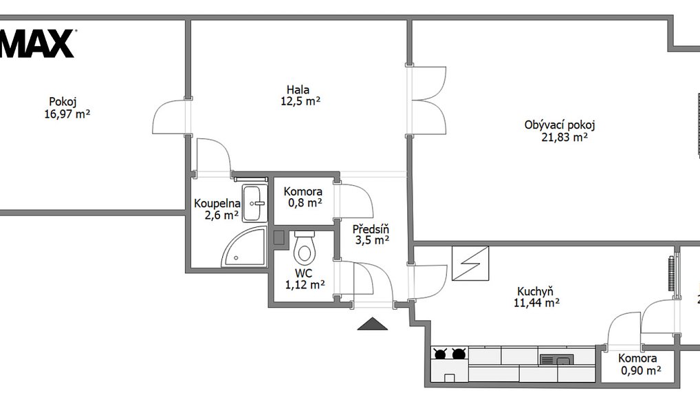 Pronájem bytu 3+1 70 m², Praha – náhled fotky 16
