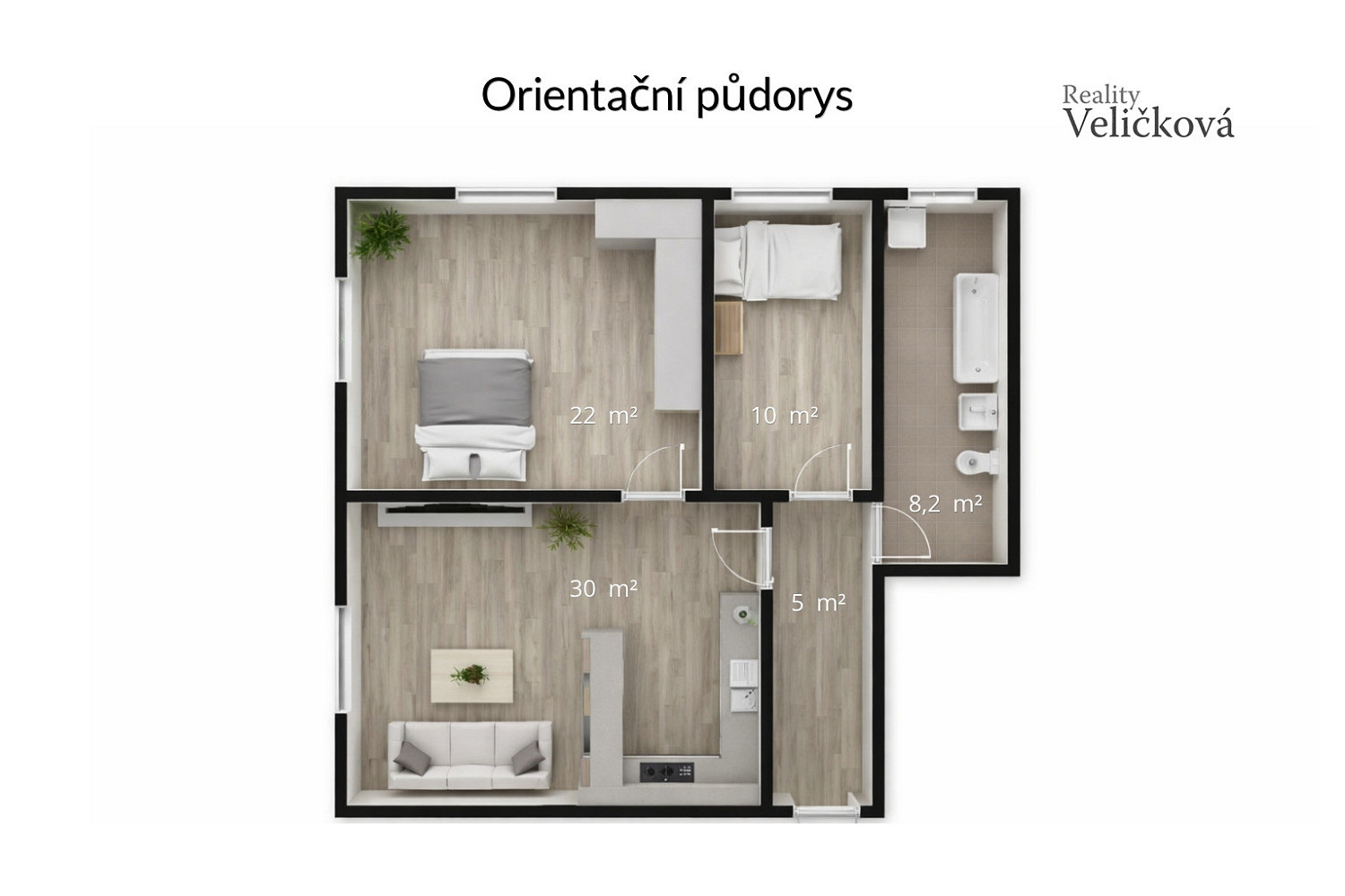Prodej bytu 3+kk 75 m² – fotografie 5