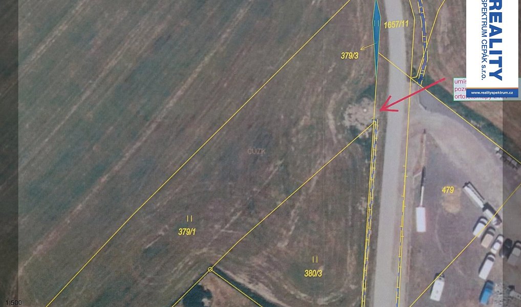 Prodej komerčního pozemku 3 503 m², Pištín – náhled fotky 10