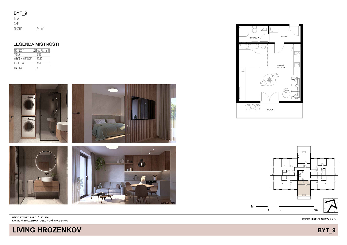 Prodej bytu 1+kk 34 m² – fotografie 2