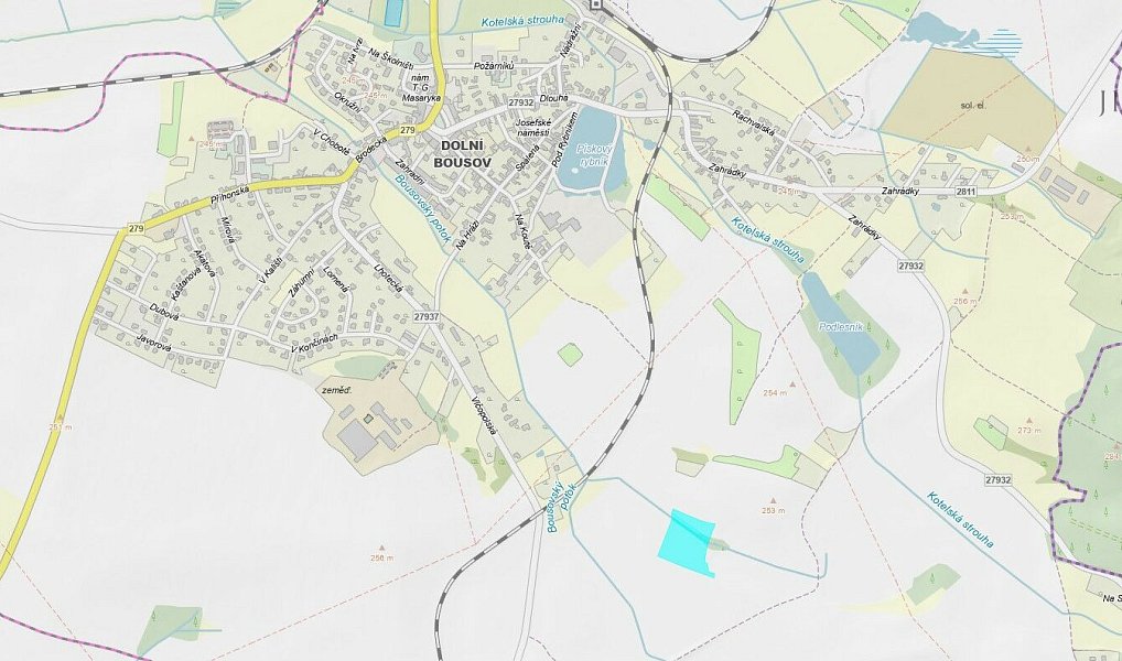 Prodej pole 12 977 m², Dolní Bousov – náhled fotky 2