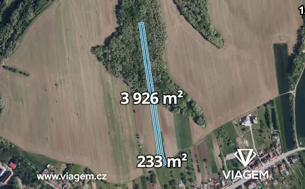 Prodej pole 969 m², Diváky, okres Břeclav