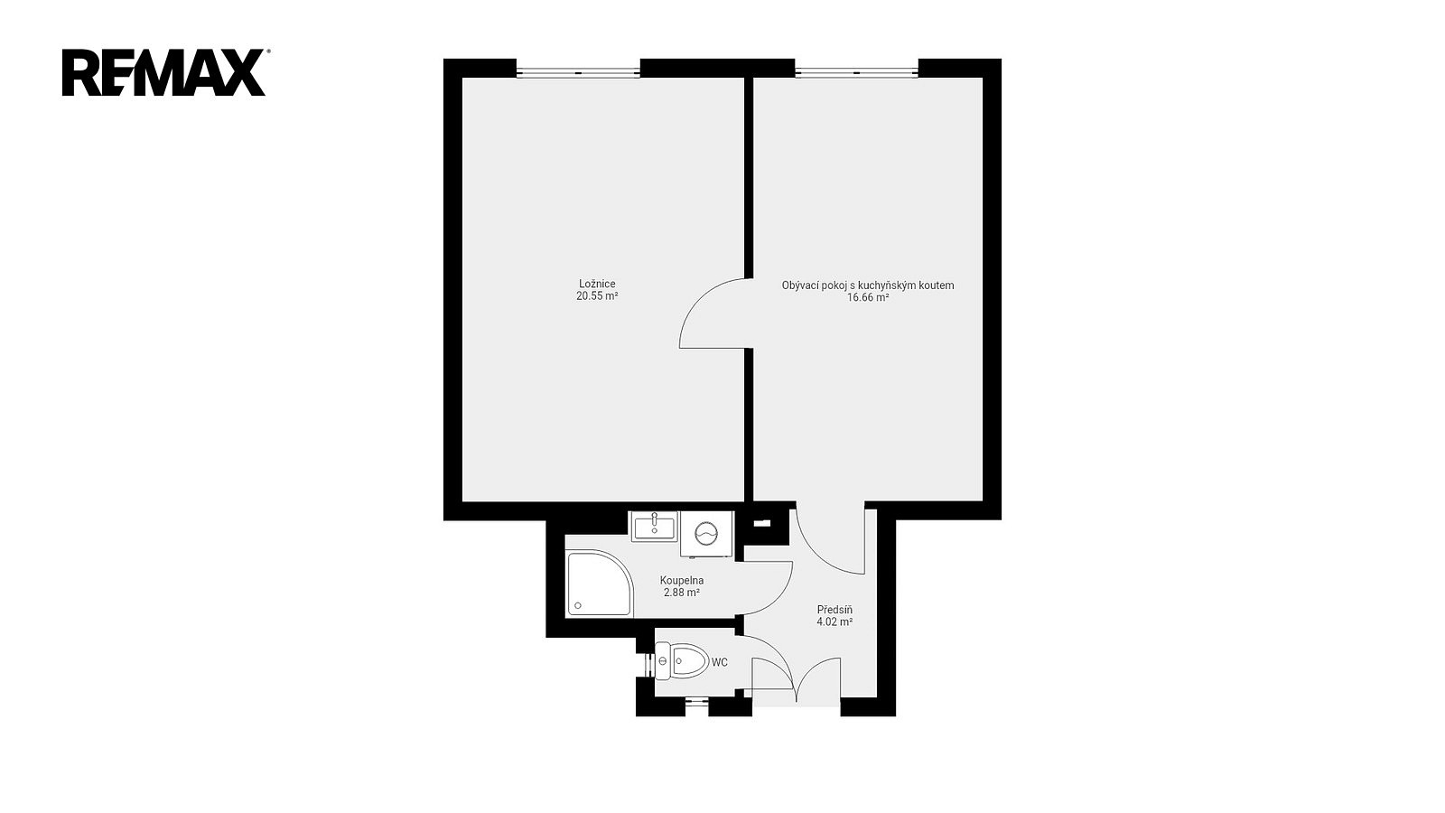 Pronájem bytu 2+kk 44 m² — photo 4