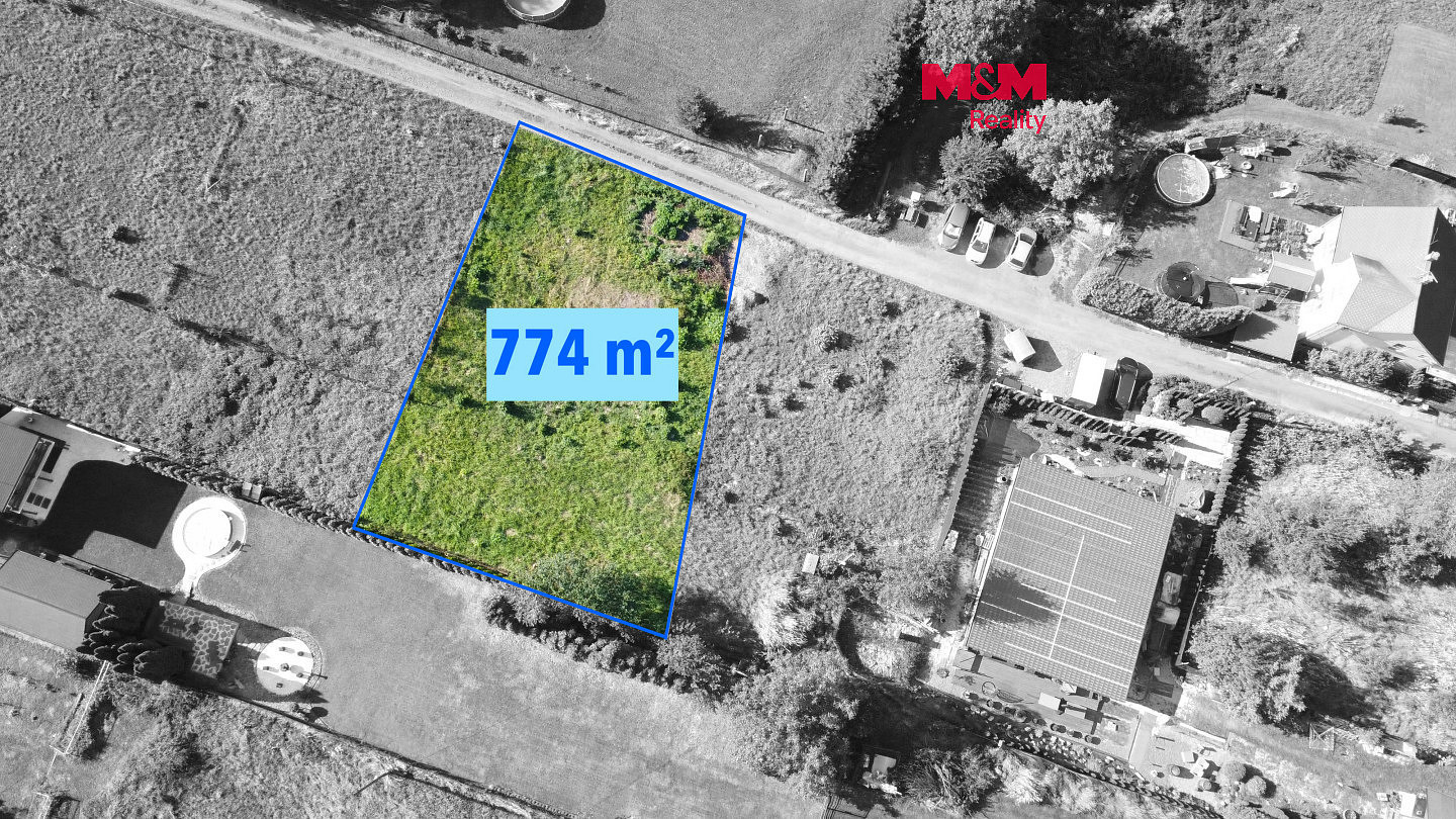Prodej stavebního pozemku 774 m²