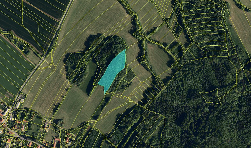 Prodej lesa 12 582 m², Starý Jičín – náhled fotky 3